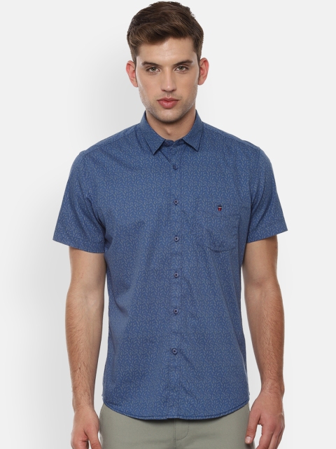 

Louis Philippe Sport Men Blue Slim Fit Printed Casual Shirt