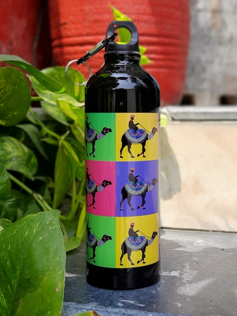 

KOLOROBIA Unisex Multicoloured Princely Camel Sipper Bottle, Multi