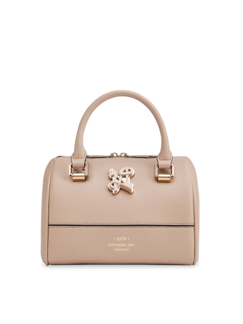 

LYN Women Brown Solid Handheld Bag