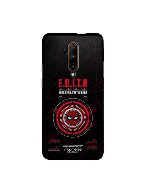 

macmerise Black & Red Marvel Comics Hello Edith Sublime OnePlus 7T Pro Back Case