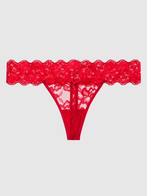 

La Senza Women Red Self-Design Remix Cotton Thongs 11140886-77Q3