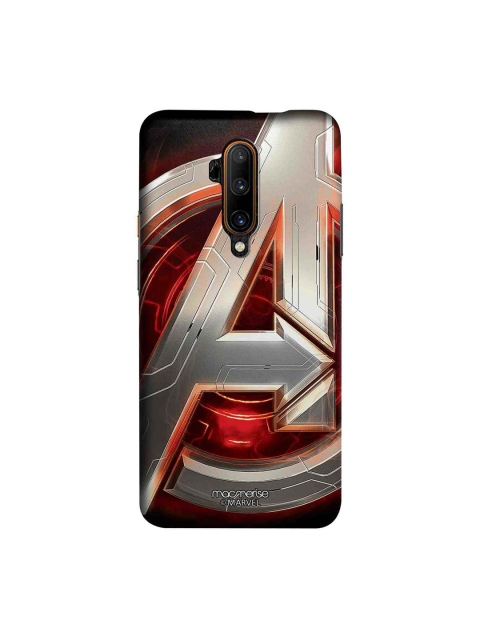 

macmerise Red & Grey Marvel Comics Avengers Version 2 Sublime OnePlus 7T Pro Back Case