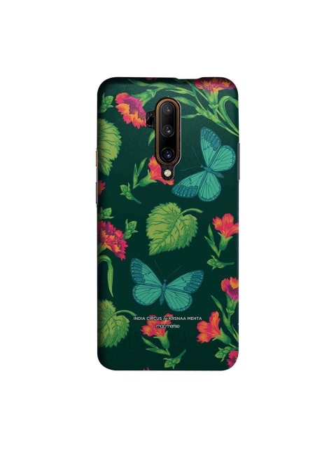 macmerise Green & Pink Butterfly Effect Sublime OnePlus 7T Pro Back Case