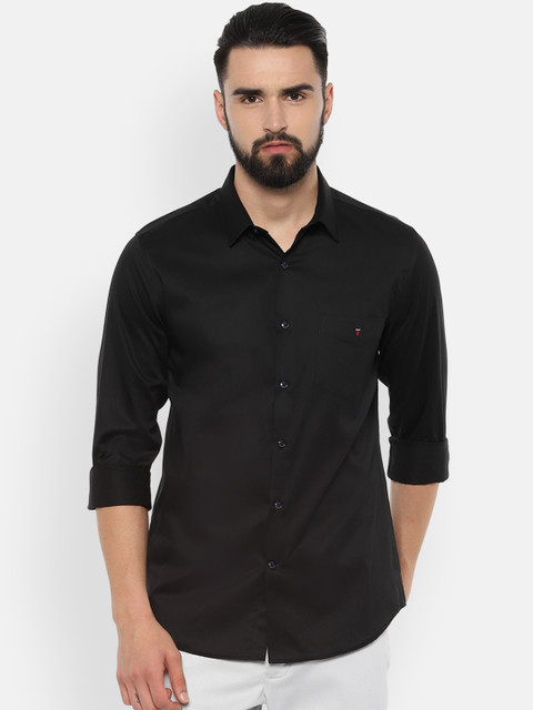 

Louis Philippe Sport Men Black Slim Fit Solid Casual Shirt