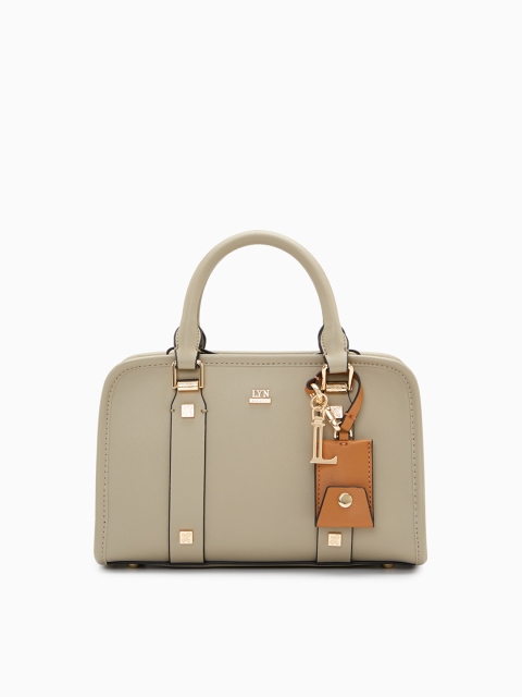 

LYN Olive Brown Solid Handheld Bag