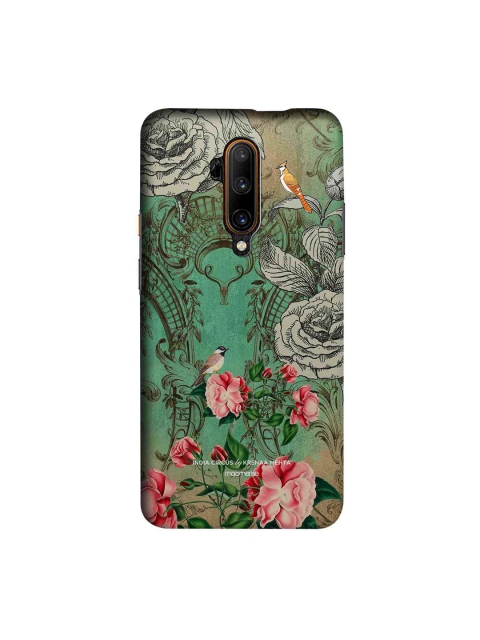 

macmerise Green & Pink India Circus Bird Gaze Sublime OnePlus 7T Pro Back Case