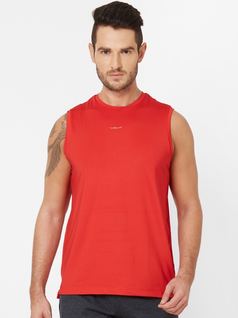 

Sweet Dreams Men Red Solid Round Neck T-shirt