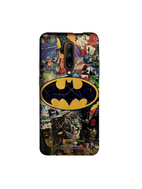 

macmerise Black & Yellow DC Comics Batman Printed OnePlus 7T Pro Back Case