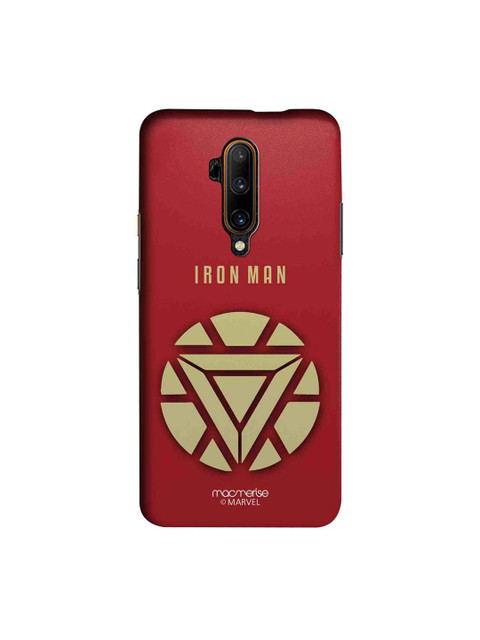 

macmerise Red & Brown Marvel Comics Minimalistic Ironman Sublime OnePlus 7T Pro Back Case