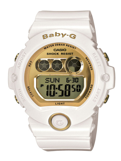 

CASIO Women Gold-Toned Baby-G Digital Watch B153e