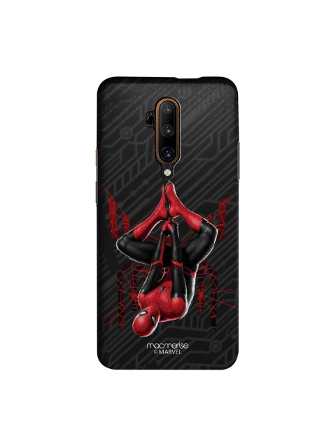 

macmerise Black & Red Spiderman Printed OnePlus 7T Pro Back Case