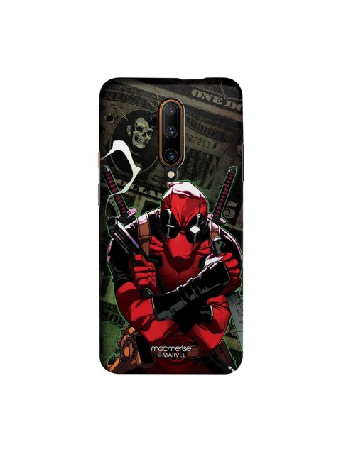 

macmerise Red & Black Marvel Comics Deadpool Dollar Sublime OnePlus 7T Pro Back Case