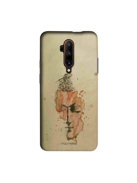 

macmerise Beige & Brown Buddha Printed OnePlus 7T Pro Back Case