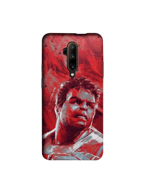 

macmerise Red & Grey Marvel Comics Charcoal Art Hulk Sublime OnePlus 7T Pro Back Case