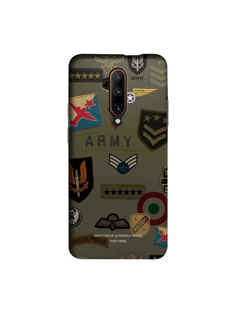

macmerise Olive Green & Black Roger That Sublime OnePlus 7T Pro Back Case