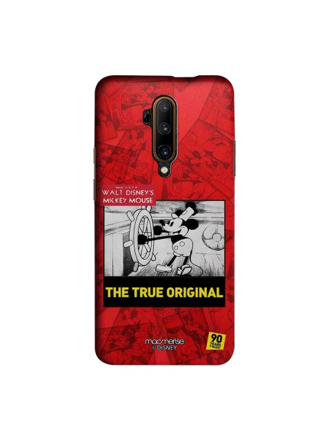 

macmerise Red & Grey Disney Mickey Potrait Mode Sublime OnePlus 7T Pro Back Case