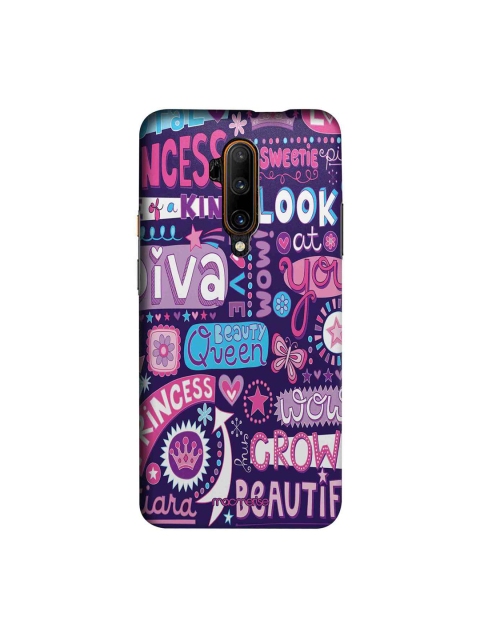

macmerise Purple & Pink Diva Diaries Sublime OnePlus 7T Pro Back Case