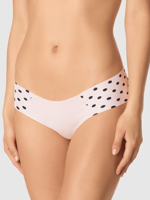 

La Senza Women White & Black Printed Sexy No Show Bikini Briefs 11144417-4DQK
