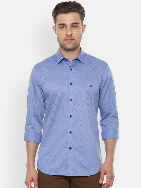 

Louis Philippe Sport Men Blue Slim Fit Printed Casual Shirt