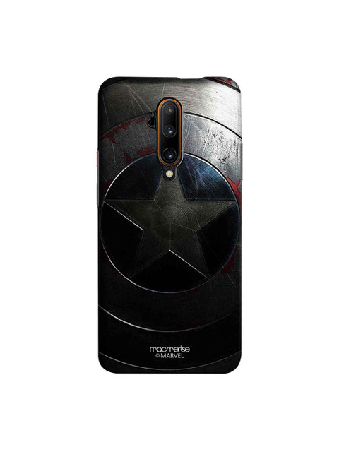

macmerise Green & Black Captain America OnePlus 7T Pro Back Case, Grey