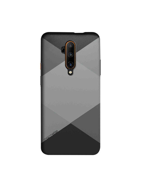 

macmerise Black & Grey Criss Cross Sublime OnePlus 7T Pro Back Case