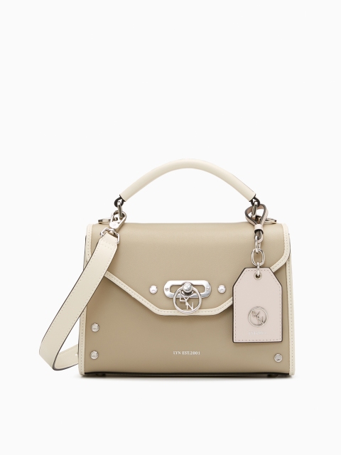 

LYN Khaki Solid Sling Bag