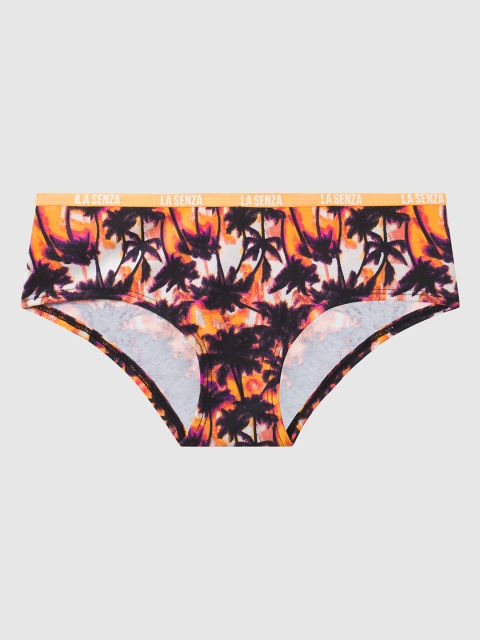 

La Senza Women Orange & Black Printed Remix Hipster Briefs 11150645-4J8L