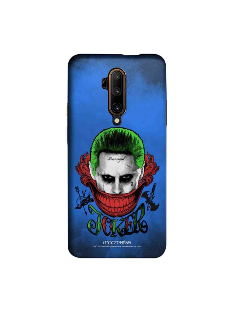 

macmerise Blue & Red DC Comics Damaged Joker Sublime OnePlus 7T Pro Back Case