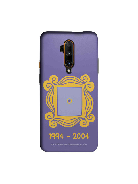 

macmerise Purple & Yellow The Friends Door OnePlus 7T Pro Back Case
