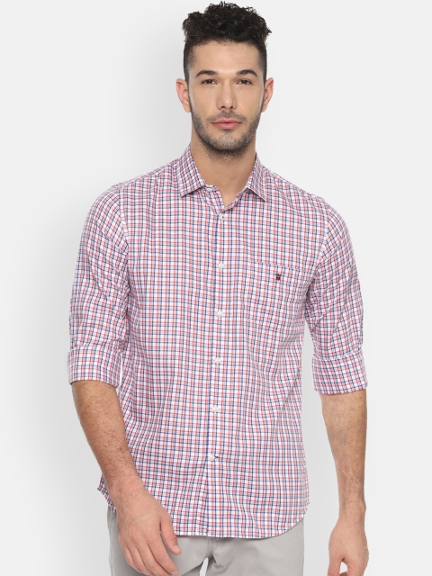 

Louis Philippe Sport Men Red & White Slim Fit Checked Casual Shirt