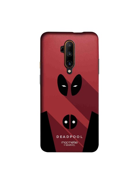 

macmerise Red & Black Marvel Comics Minimalistic Deadpool Sublime OnePlus 7T Pro Back Case