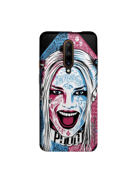 

macmerise Pink & White DC Comics Wicked Harley Quinn Sublime OnePlus 7T Pro Back Case