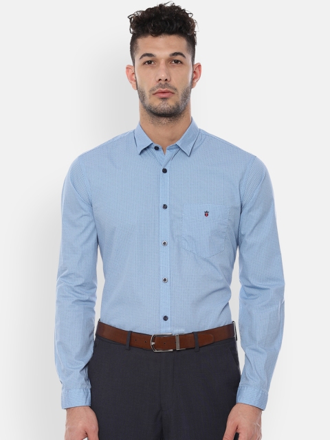 

Louis Philippe Sport Men Blue Slim Fit Printed Formal Shirt