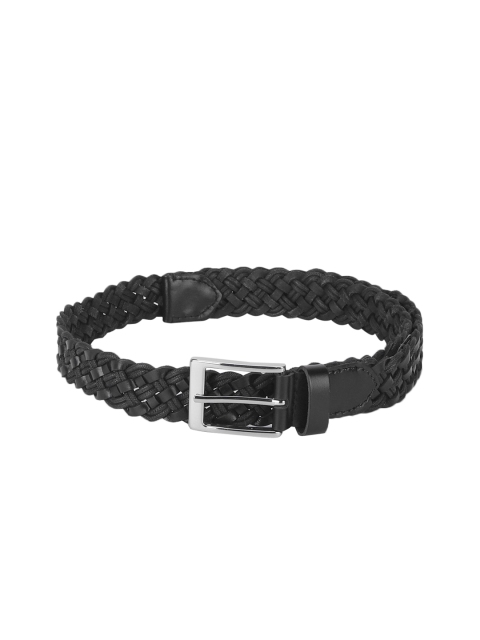 

Red Tape Men Black Braided Belt