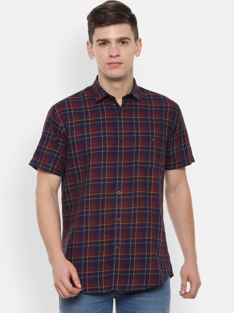 

Louis Philippe Sport Men Multicoloured Regular Fit Checked Casual Shirt, Multi