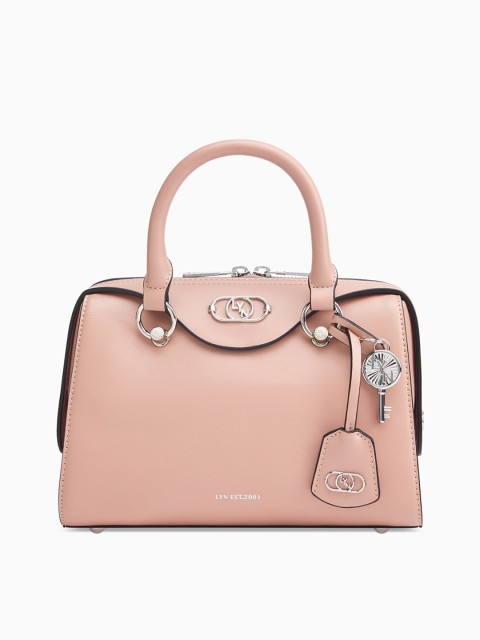 

LYN Pink Solid Handheld Bag