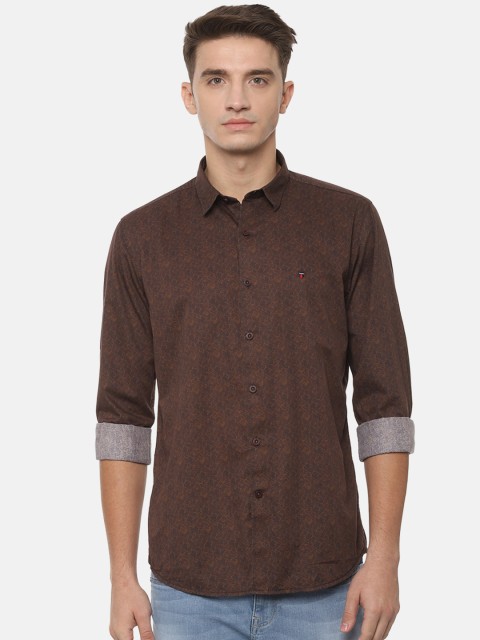 

Louis Philippe Sport Men Brown Slim Fit Printed Casual Shirt
