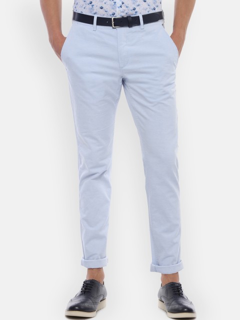 

Louis Philippe Sport Men Blue Slim Fit Solid Regular Trousers