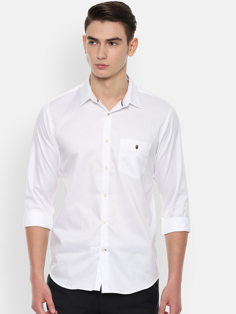

Louis Philippe Sport Men White Regular Fit Solid Casual Shirt