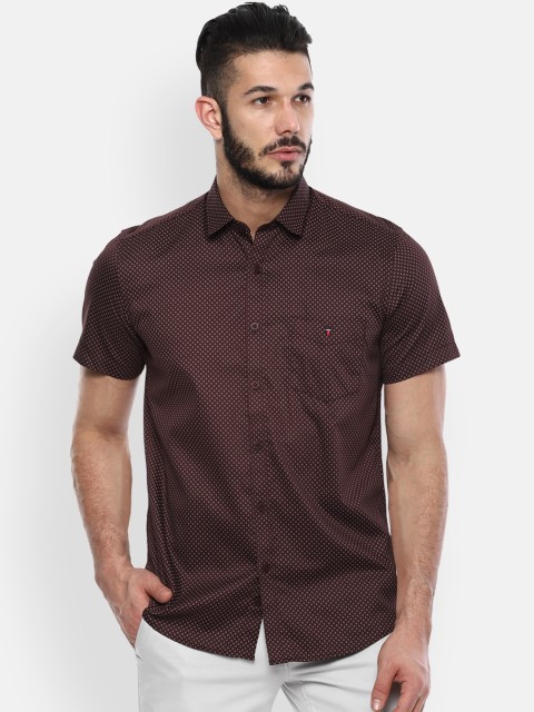 

Louis Philippe Sport Men Brown Slim Fit Printed Casual Shirt