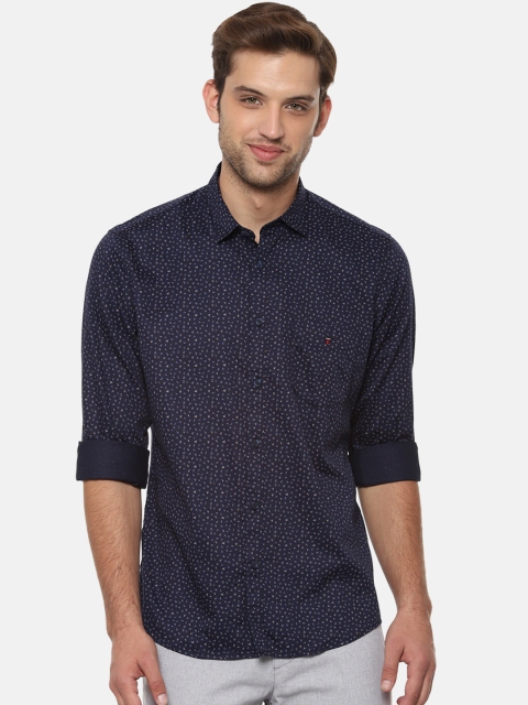 

Louis Philippe Sport Men Navy Blue Slim Fit Printed Casual Shirt