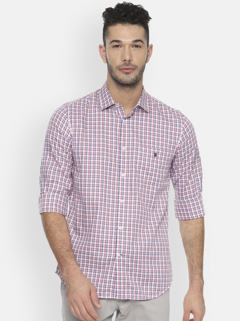 

Louis Philippe Sport Men Red & White Slim Fit Checked Casual Shirt