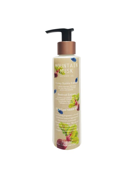 

Nyassa Mountain Musk Shower Gel 145 ml, White