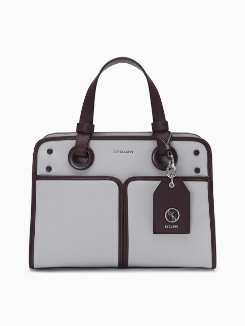 

LYN Grey Solid Handheld Bag