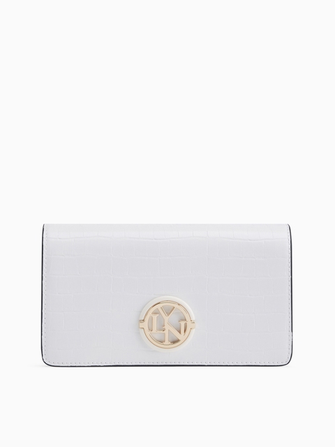 

LYN White Textured Lolita Crossbody Bag