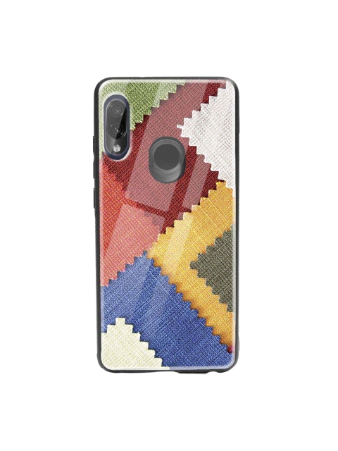 

Bewakoof Yellow & Red Fabric Feels Xiaomi Redmi Note 7 Pro Glass Mobile Cover