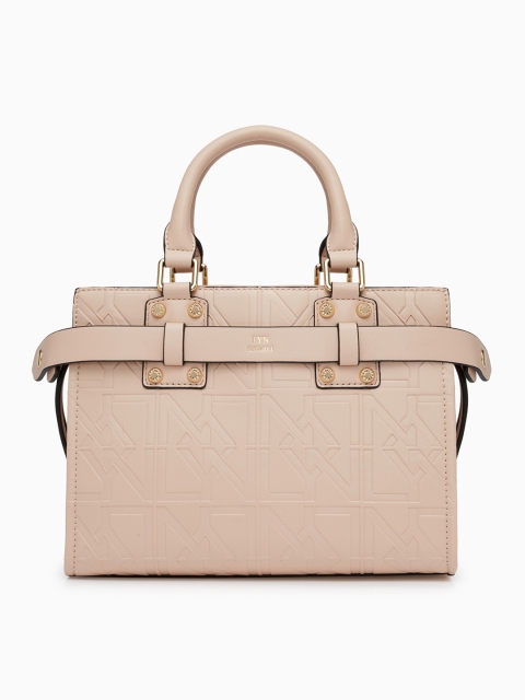 

LYN Beige Solid Handheld Bag