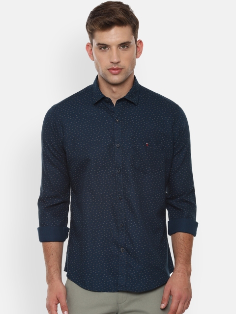 

Louis Philippe Sport Men Navy Blue Slim Fit Printed Casual Shirt