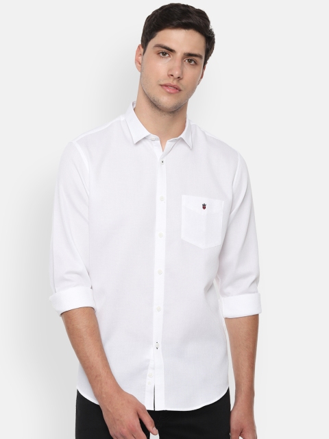 

Louis Philippe Sport Men White Slim Fit Solid Casual Shirt
