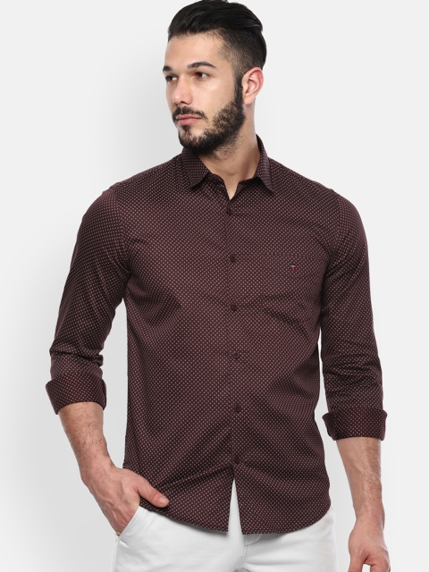 

Louis Philippe Sport Men Brown Slim Fit Printed Casual Shirt